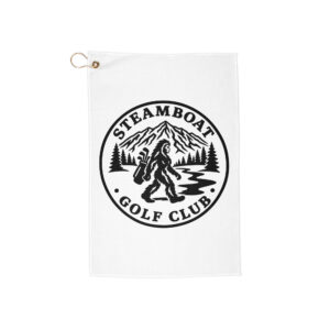 She-Yeti Plays Through Golf towel